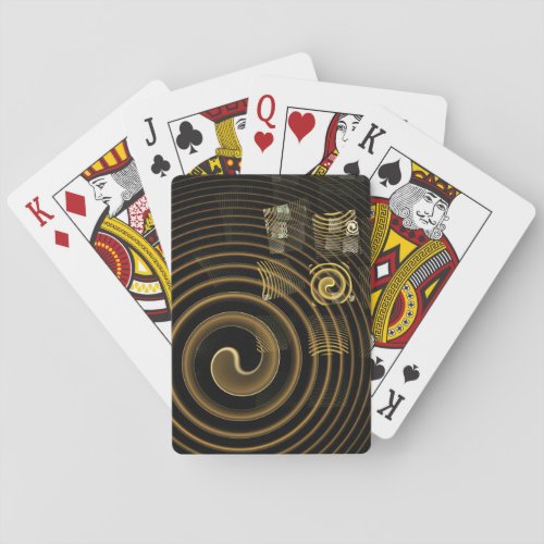 Hypnosis Abstract Art Playing Cards