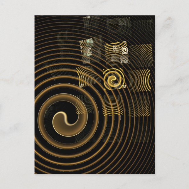 Hypnosis Abstract Art Postcard (Front)