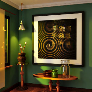 Hypnosis Abstract Art Poster