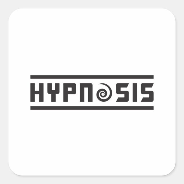Hypnosis Best Hypnotist Hypnotizer Hypnotic Gift Square Sticker (Front)