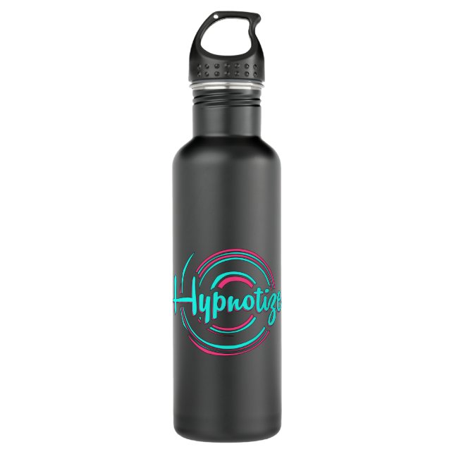 Hypnosis Best Hypnotizer Hypnotist Hypnotic Gift Stainless Steel Water Bottle (Front)