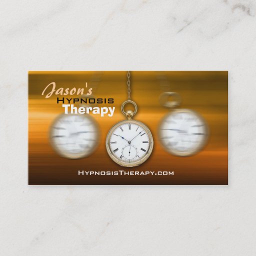 Customizable Hypnosis Business Cards