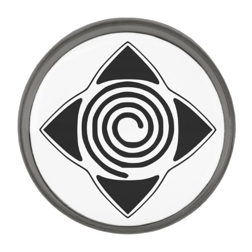 Hypnosis Everywhere Logo Spiral Symbol Lapel Pin