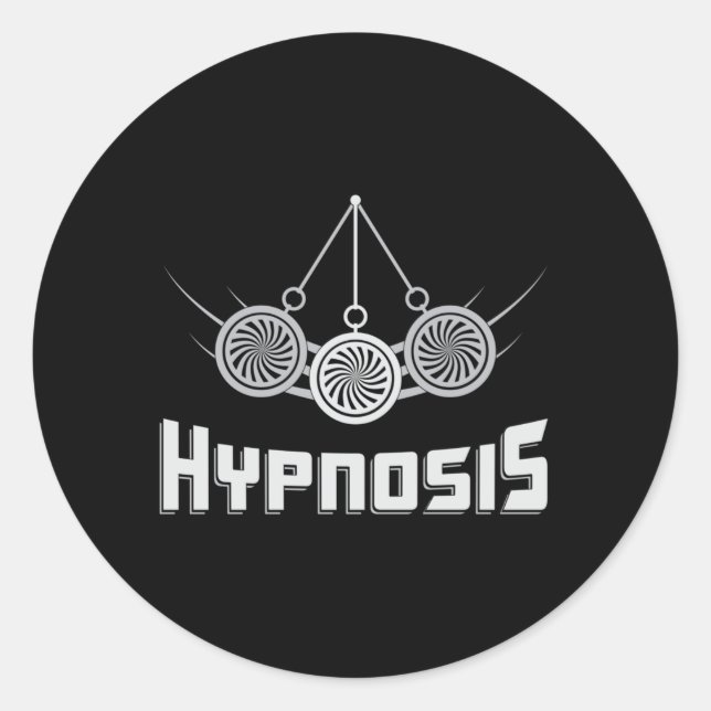 Hypnosis Hypnotic Best Hypnotist Hypnotizer Gift Classic Round Sticker (Front)