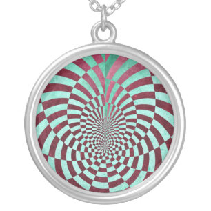 hypnosis silver plated necklace