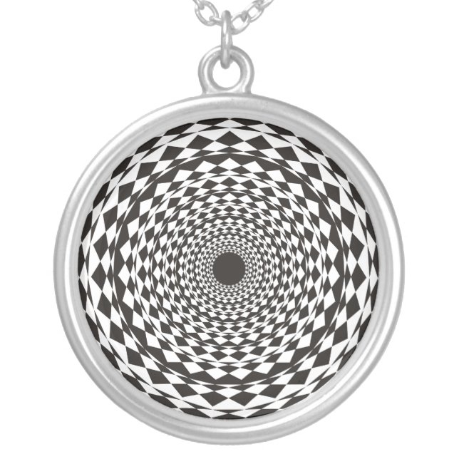 Hypnosis Silver Plated Necklace (Front)