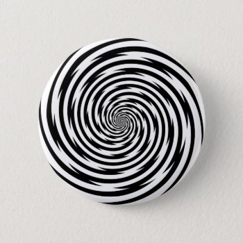 Hypnosis Spiral Pinback Button by pomegranate_gallery at Zazzle