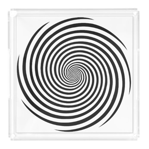 Hypnosis Spiral Serving Tray