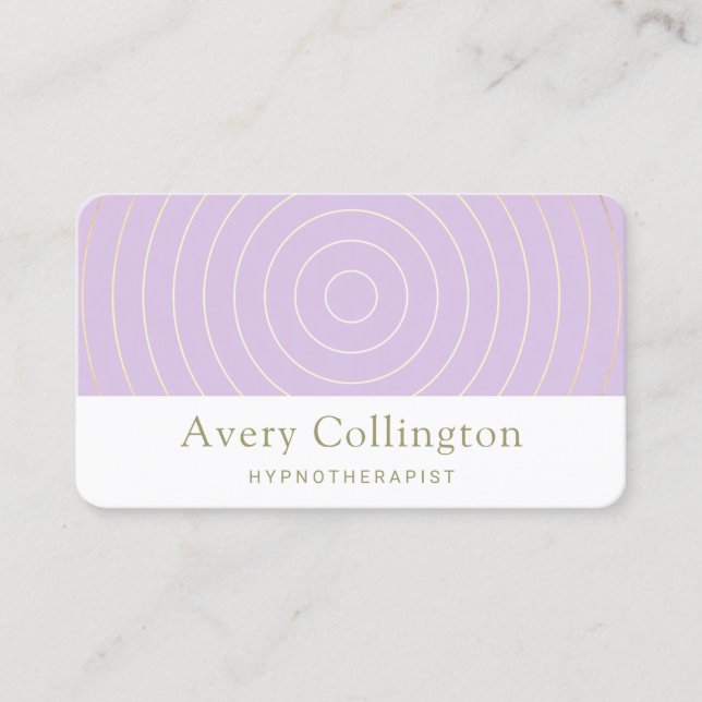  Hypnotherapist Business Card (Front)