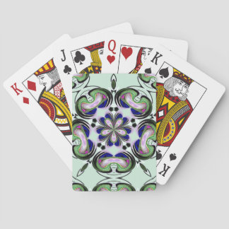 Hypnotic Abstract Color Playing Cards