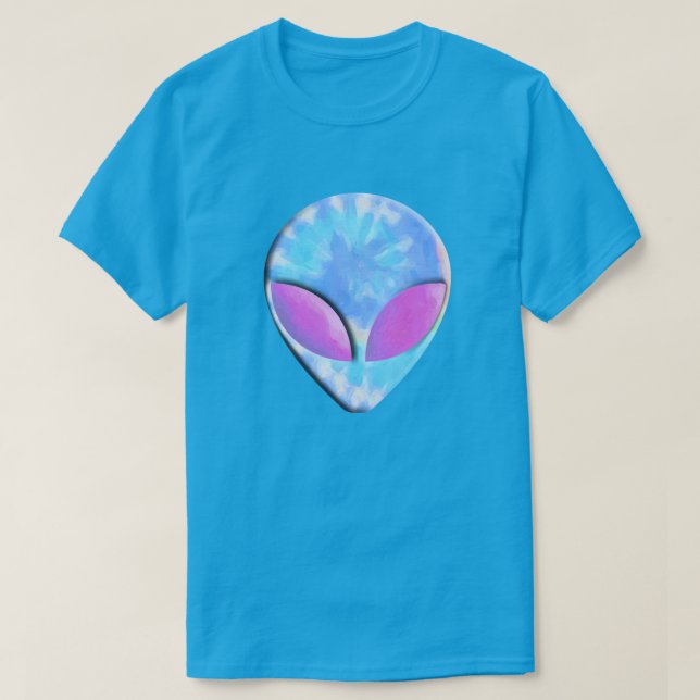 Hypnotic Alien Tie Dye T-Shirt (Design Front)