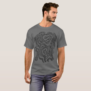 Hypnotic Amorphous Phantasmagoric Modern Abstract  T-Shirt