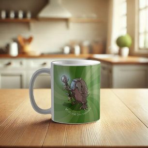 Hypnotic Armadillo Milk & Two Sugars Cartoon Coffee Mug