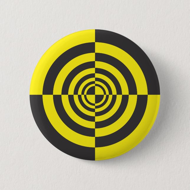 Hypnotic circles button (Front)