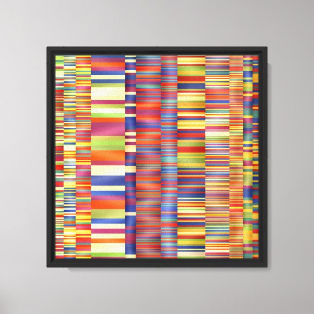 Hypnotic colours  canvas print (Front)