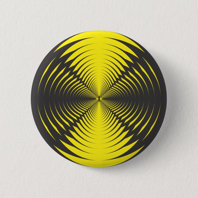 Hypnotic disk pinback button (Front)