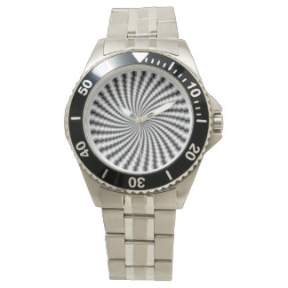 hypnotic disk spiral watch