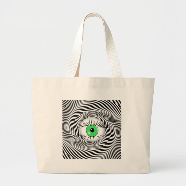 HYPNOTIC EYE - HYPNOTIST LARGE TOTE BAG (Front)