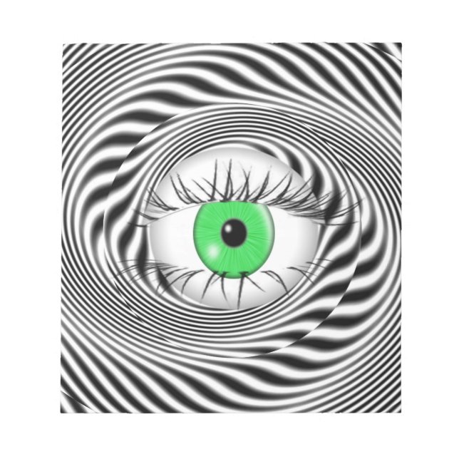 HYPNOTIC EYE - HYPNOTIST NOTEPAD (Front)