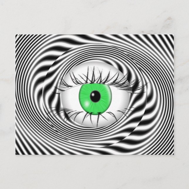HYPNOTIC EYE - HYPNOTIST POSTCARD (Front)