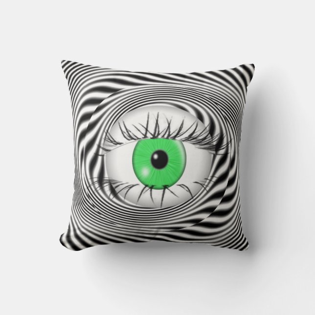 HYPNOTIC EYE - HYPNOTIST THROW PILLOW (Front)