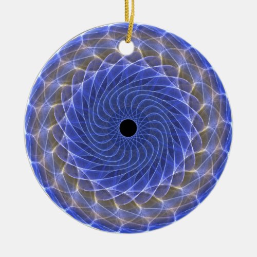 Hypnotic Eye _ Ice Ceramic Ornament