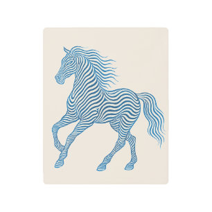 Hypnotic Horse Metal Print