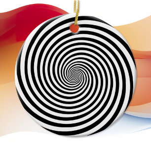 Hypnotic Hypnosis Spiral Ornament