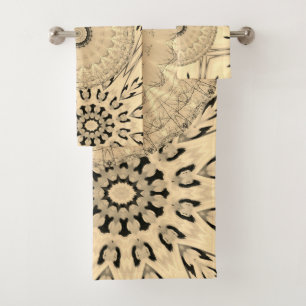 Hypnotic Mandala Bath Towel Set