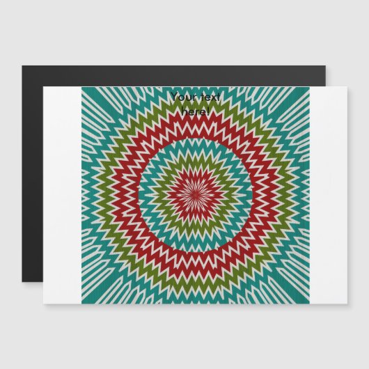 Hypnotic mandalaic flower (Front/Back)