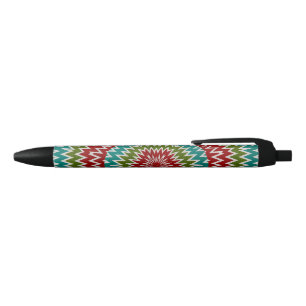 Hypnotic mandalaic flower pen