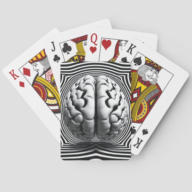  Hypnotic Mind Maze Poker Cards (Back)