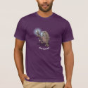 Hypnotic Mystic Armadillo Shaman And Staff Cartoon T-Shirt