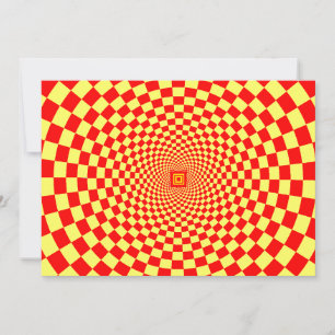 Hypnotic Optical Illusion Invitation