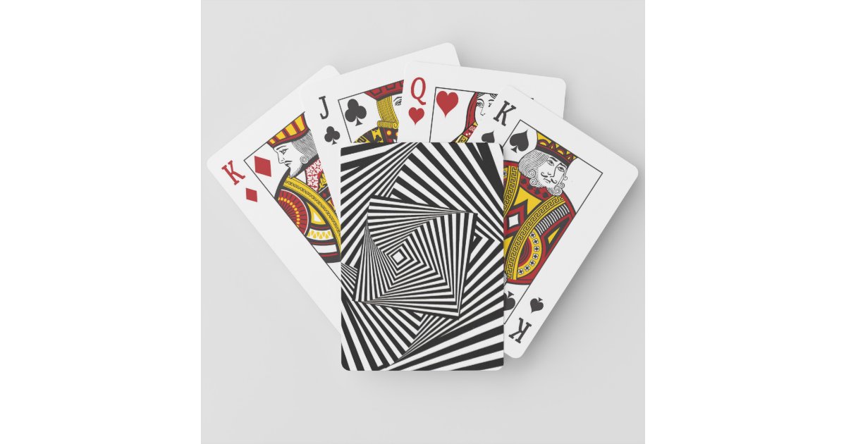 Hypnotic Playing Cards | Zazzle