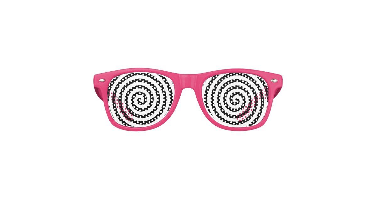 Hypnotic Retro Sunglasses Zazzle