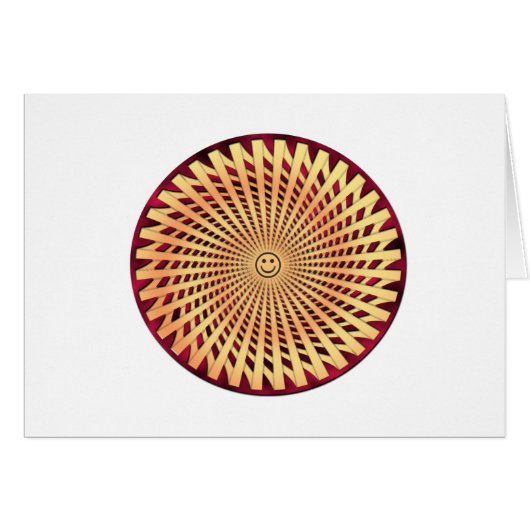 Hypnotic Smiling Face Cards (Front Horizontal)