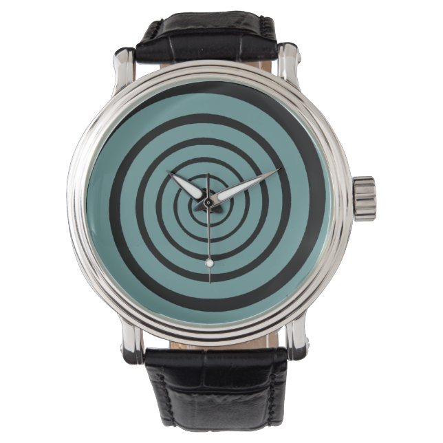 hypnotic spiral time watch (Front)