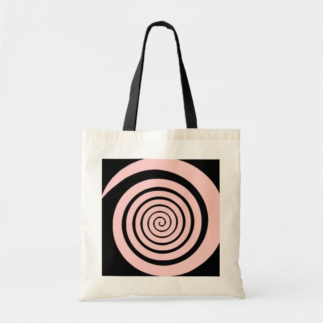hypnotic spiral tote bag (Front)