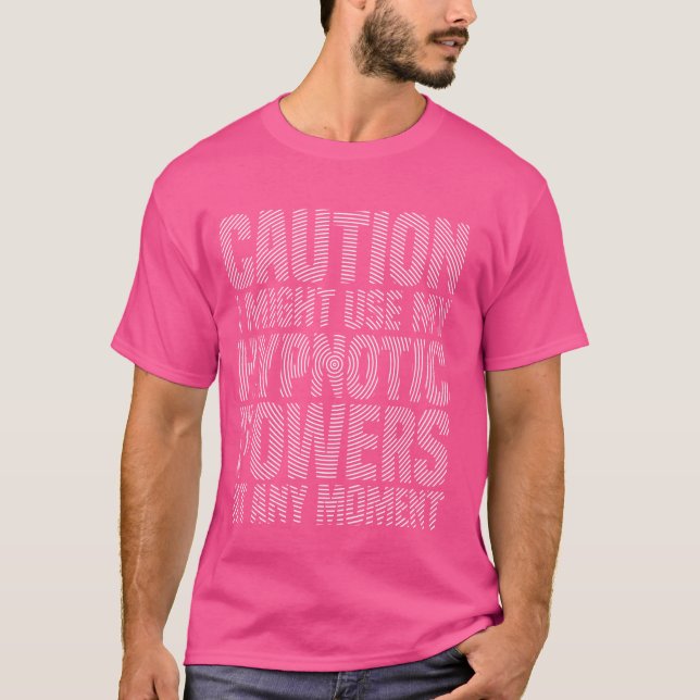 Hypnotic Spiral Tunnel Illusion Hypnotizing Hypnot T-Shirt (Front)