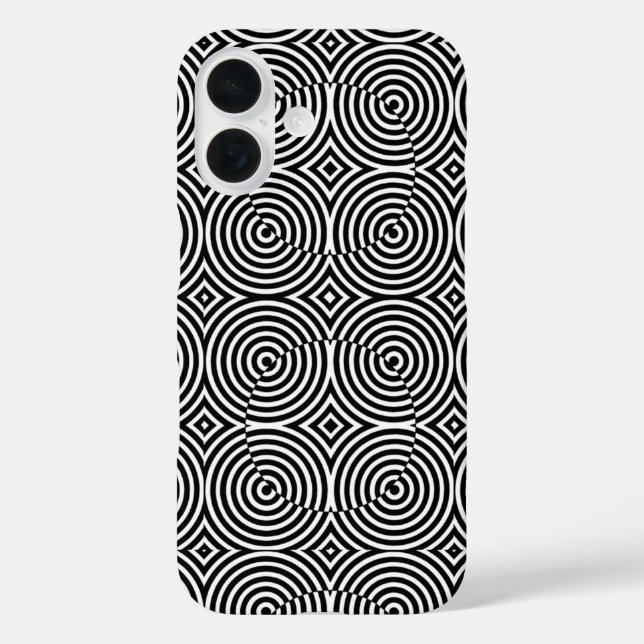 Hypnotic Swirl Case-Mate iPhone 16 Case (Back)