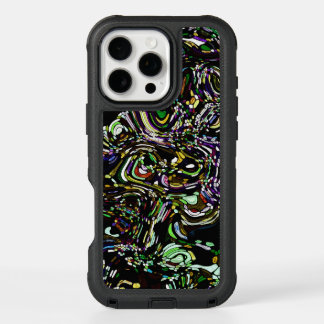Hypnotic Swirl Energy in Green iPhone 16 Pro Max Case