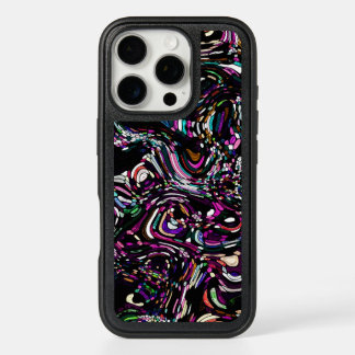 Hypnotic Swirl Energy Purple iPhone 16 Pro Case