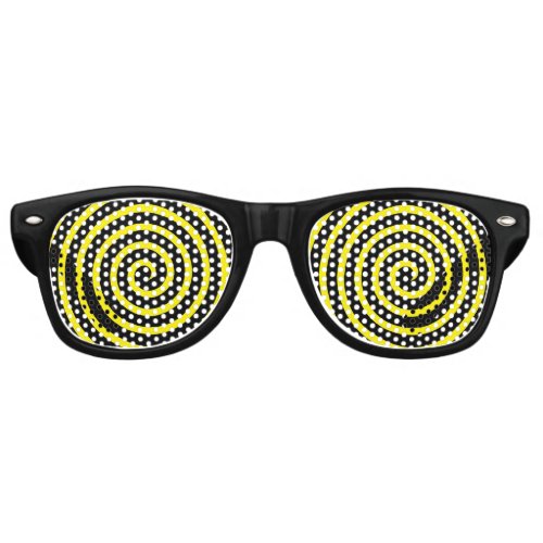 Hypnotic Swirl Retro Sunglasses