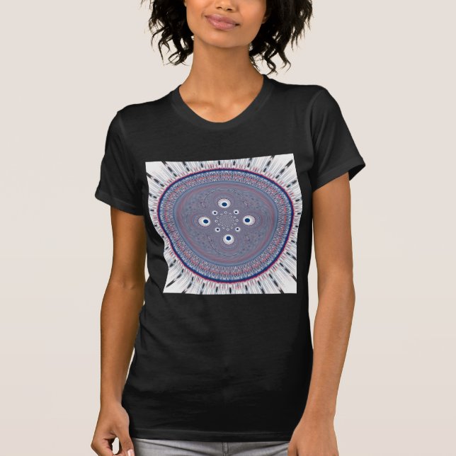Hypnotic Symmetry: Abstract Geometric Art T-Shirt (Front)