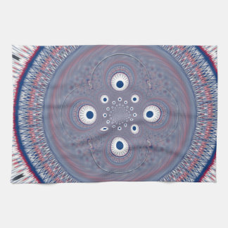 Hypnotic Symmetry: Abstract Geometric Art Towel
