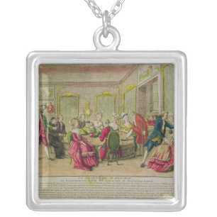 Hypnotism Session with Franz Anton Mesmer  1784 Silver Plated Necklace