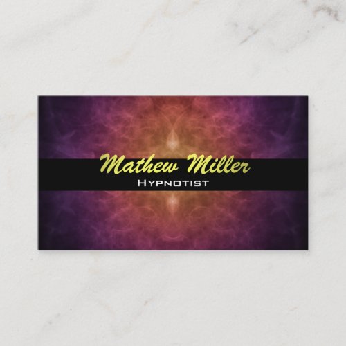 Hypnotist Business Cards