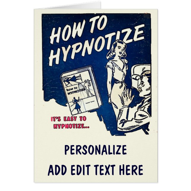 Hypnotize Comical Cards (Front)