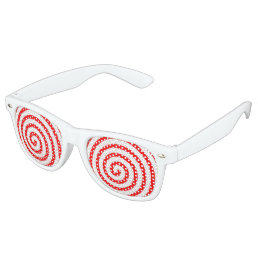Hypnotized Red Retro Sunglasses